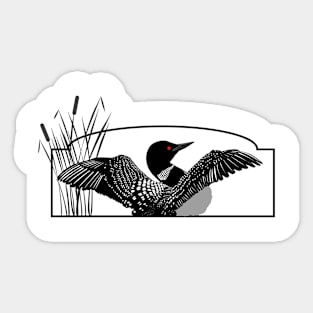 Loon Bird Sticker